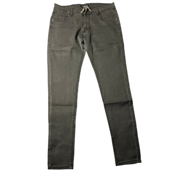 Sleek Grey Slim-Fit Jeans - Picture 1 of 2